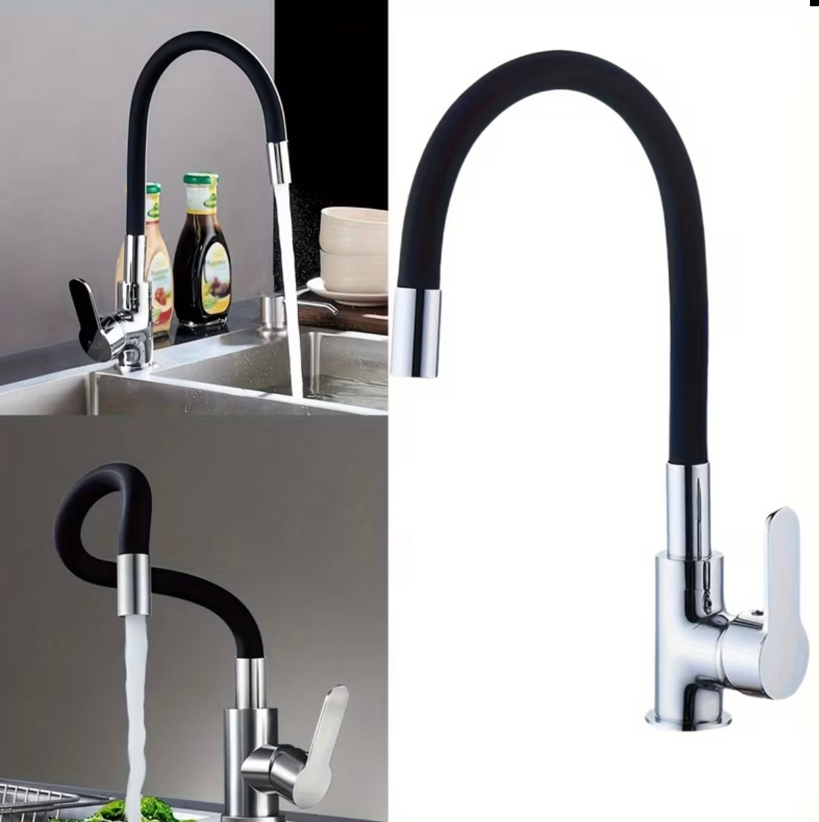 Смесител черен